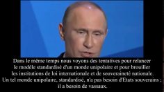Discours de Vladimir Poutine sur la décadence morale de loccident [2013]
