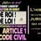 Article 1 du Code Civil – L’histoire de la découverte de l’ARNAQUE JURIDIQUE