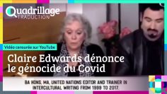 Claire Edwards dénonce le génocide du Covid