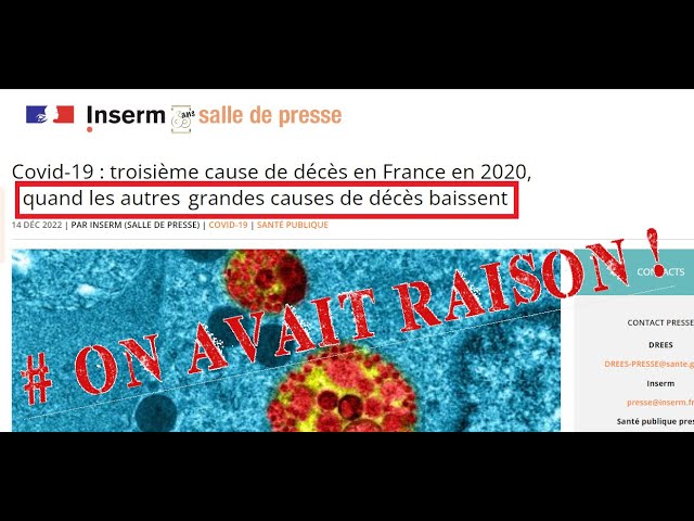 Les “Morts du Covid” sont des récupérations des autres causes de décès