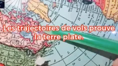 Les trajectoires de vols prouvent la terre plate