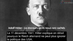Adolf Hitler – Le discours qu’ils nous ont cachés – DissidenceTV